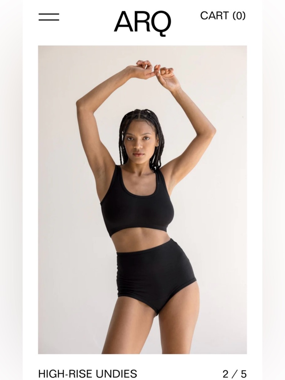 ARQ High Rise Undies - bundle of 4 pairs